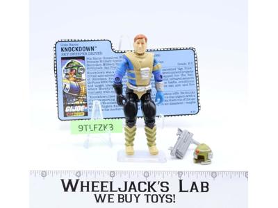 Knockdown V1 100% Complete G.I. Joe 1987 Hasbro Vintage Action Figure