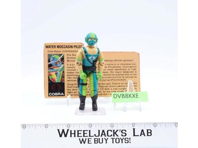 Copperhead V1 100% Complete 1984 G.I. Joe Hasbro Vintage Action Figure