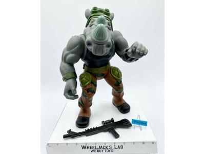 Giant Rocksteady 100% Complete Teenage Mutant Ninja Turtles 1990 Playmates 13"