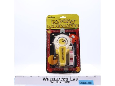 Pac-Man Label Maker 1982 Midway Dymo Vintage NEW SEALED