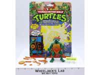 Storage Shell Michaelangelo W/Cardback 100% Complete TMNT 1991 Playmates Vintage