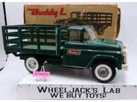 Buddy L Green Ranchero Truck Pressed Steel 1960's Tonka Vintage Toy