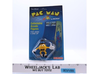 Mr. Pac-Man 1981 Midway Coleco Collectible Arcade PVC Figure NEW SEALED