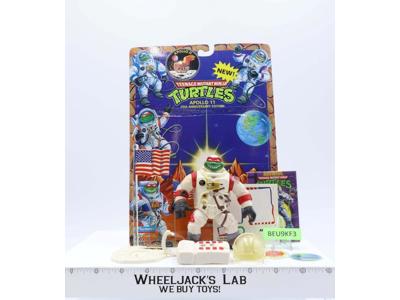 Retro Rocket Raphael 100% Complete W/Card TMNT Apollo 11 1994 Playmates Figure