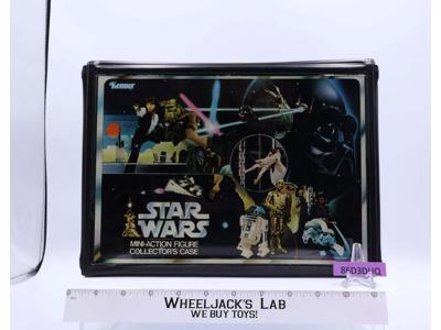 Star Wars Vinyl Collector's Case W/Insert & Stickers 1977 Kenner Carry Case