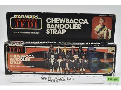 Chewbacca Bandolier Strap W/Box ROTJ 1983 Star Wars Vintage Kenner Action Figure