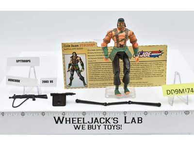Nunchuk v5 100% Complete G.I. Joe Spy Troops 2003 Hasbro Action Figure