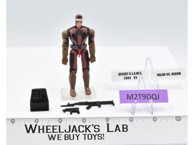 Desert Cobra C.L.A.W.S. 100% Complete GI Joe Valor vs Venom 2005 Hasbro Figure