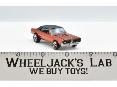 Custom Cougar Orange Restored 1967 Redline Hot Wheels Mattel Vintage RL