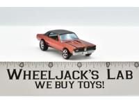 Custom Cougar Orange Restored 1967 Redline Hot Wheels Mattel Vintage RL