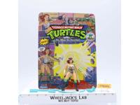 April the Ninja Newscaster 100% Complete W/Card TMNT 1994 Playmates Figure