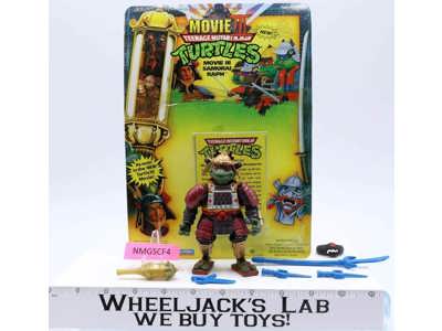 Samurai Raph Movie III W/Card 100% Complete TMNT 1993 Playmates Action Figure