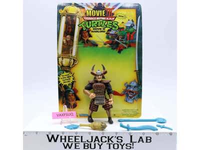 Warlord Movie III W/Card 100% Complete TMNT 1993 Playmates Vintage Action Figure