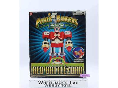 Deluxe Red Battlezord 100% Complete Power Rangers Zeo 1995 Bandai Action Figure