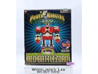 Deluxe Red Battlezord 100% Complete Power Rangers Zeo 1995 Bandai Action Figure