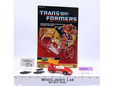 Lightspeed 100% Complete W/CARDBACK & BUBBLE NEAR MINT 1987 G1 Transformers
