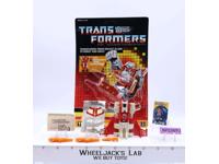 Strafe 100% Complete W/CARDBACK & BUBBLE NEAR MINT 1987 G1 Transformers
