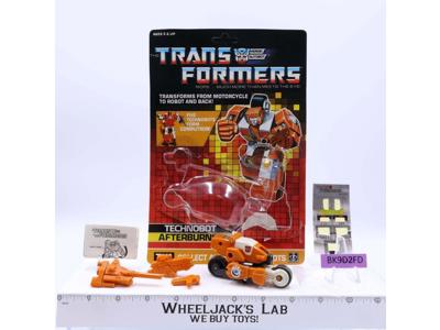 Afterburner 100% Complete W/CARDBACK & BUBBLE 1987 Vintage G1 Transformers