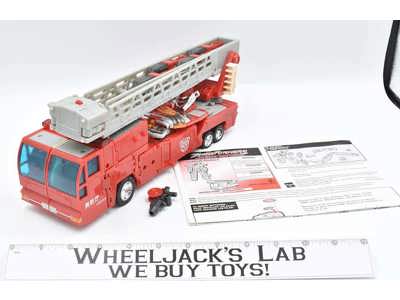 Optimus Prime Fire Convoy Leader Class RID Robots In Disguise Transformers 2001