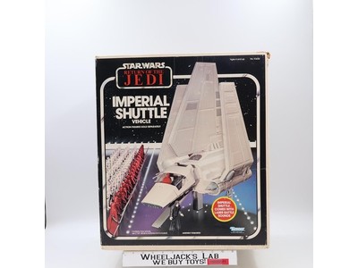Imperial Shuttle 100% Complete W/Box Star Wars ROTJ 1984 Kenner Vintage Vehicle
