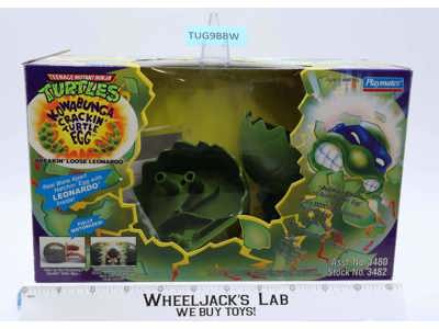 Breakin' Loose Leonardo Complete Kowabunga Crackin Turtle Egg TMNT Playmates