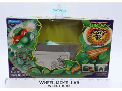 Shell Splittin' Raphael Complete Kowabunga Crackin Turtle Egg TMNT Playmates