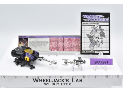 Bombshell 100% Complete 1985 G1 Transformers Rhinoceros Beetle Action Figure
