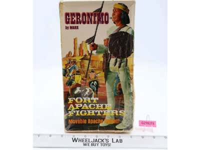 Geronimo Apache Indian 1974 Best of the West W/Box Marx Vintage