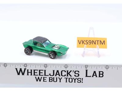 Python Green 1968 Redline Hot Wheels Mattel Vintage RL