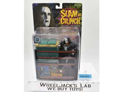Sting Slam 'N Crunch Wrestler WCW NWO 1999 Toybiz NEW MOSC Wresting Figure
