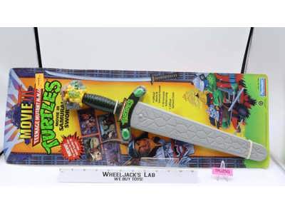Movie III Samurai Sword Teenage Mutant Ninja Turtles TMNT 1992 Playmates NEW