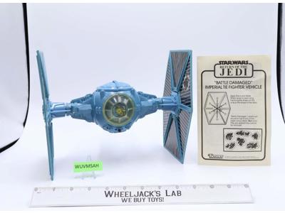 Battle Damaged Imperial Tie Fighter 100% Complete Star Wars 1978 Kenner