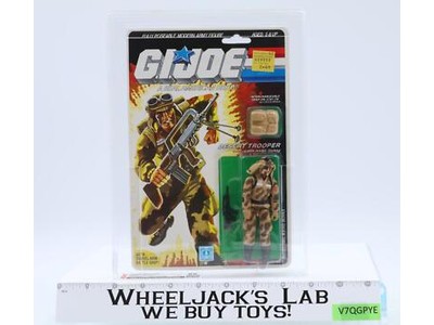 Dusty CAS GRADED 85 90/85/85 GI Joe 36-Back 1984 Hasbro Figure NEW SEALED