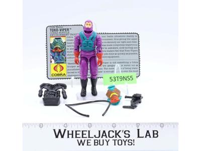 Toxo Viper V1 100% Complete 1988 G.I. Joe Hasbro Vintage Action Figure