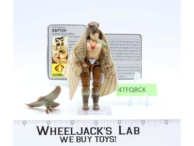 Raptor V1 100% Complete G.I. Joe 1987 Hasbro Vintage Action Figure