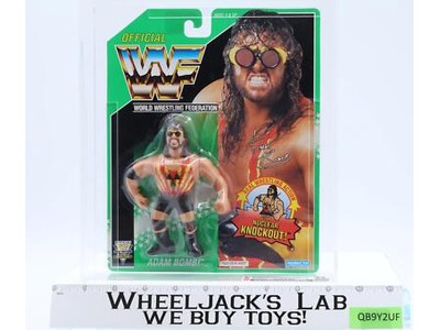 Adam Bomb CAS GRADED 85 85/90/90 WWF Series 11 1994 Hasbro Figure NEW SEALED