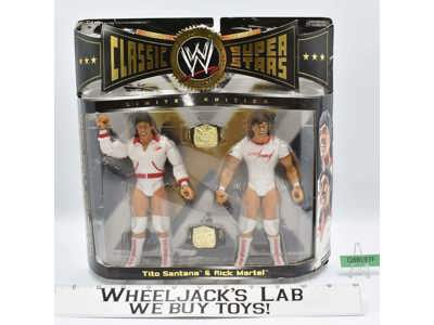 Tito Santana & Rick Martel Strike Force Classic Super Stars NEW 2007 WWF Jakks