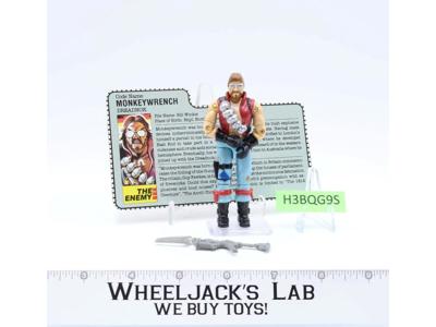 Monkeywrench V1 100% Complete G.I. Joe 1986 Hasbro Vintage Action Figure