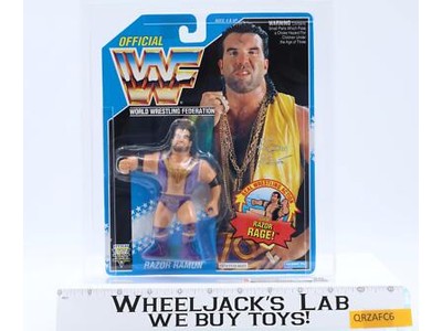 Razor Ramon CAS GRADED 80 80/85/95 WWF Series 10 1994 Hasbro Figure NEW SEALED