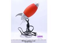 Red Rocket Ship Buck Rogers 1950's Style TV Desk Lamp