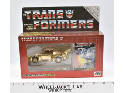 Jazz Gold #06 E-Hobby Exclusive Transformers G1 2002 Takara Action Figure MIB