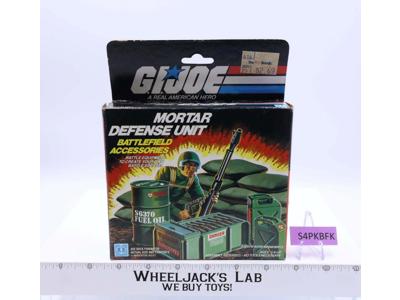 Mortar Defense Unit 100% Complete W/Box GI Joe 1983 Hasbro Action Figure