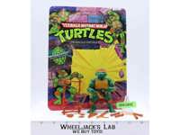 Michaelangelo HARD HEAD 100% Complete W/Card TMNT 1988 Playmates Vintage Figure
