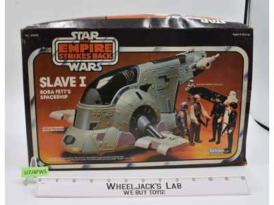 Boba Fett's Slave 1 100% Complete W/Box Star Wars ESB 1981 Kenner Vehicle