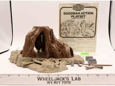 Dagobah Star Wars Empire Strikes Back 1981 Vintage Kenner Action Figure Playset