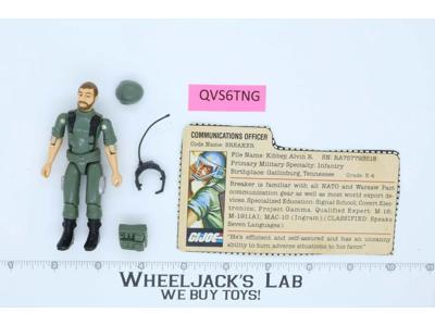 Breaker V1 STRAIGHT ARM 100% Complete G.I. Joe 1982 Hasbro Vintage Action Figure