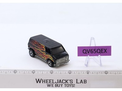 Super Van Flying Colors BLACK Hot Wheels Blackwall 1974 1975 Vintage Hong Kong