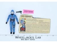 Cobra Commander V1 Straight Arms 100% Complete 1982 G.I. Joe Hasbro Vintage