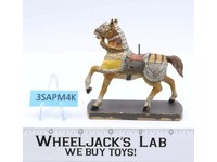 Composition Medieval Era Horse for Miniature Figurines 1970-80's Unknown Brand