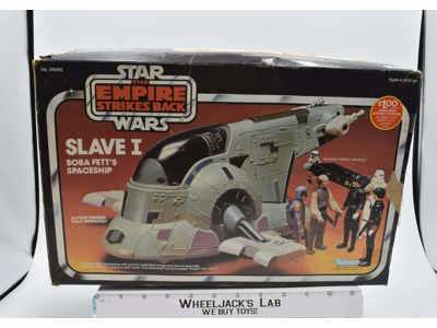 Boba Fett's Slave 1 100% Complete W/Box Star Wars ESB 1981 Kenner Vehicle